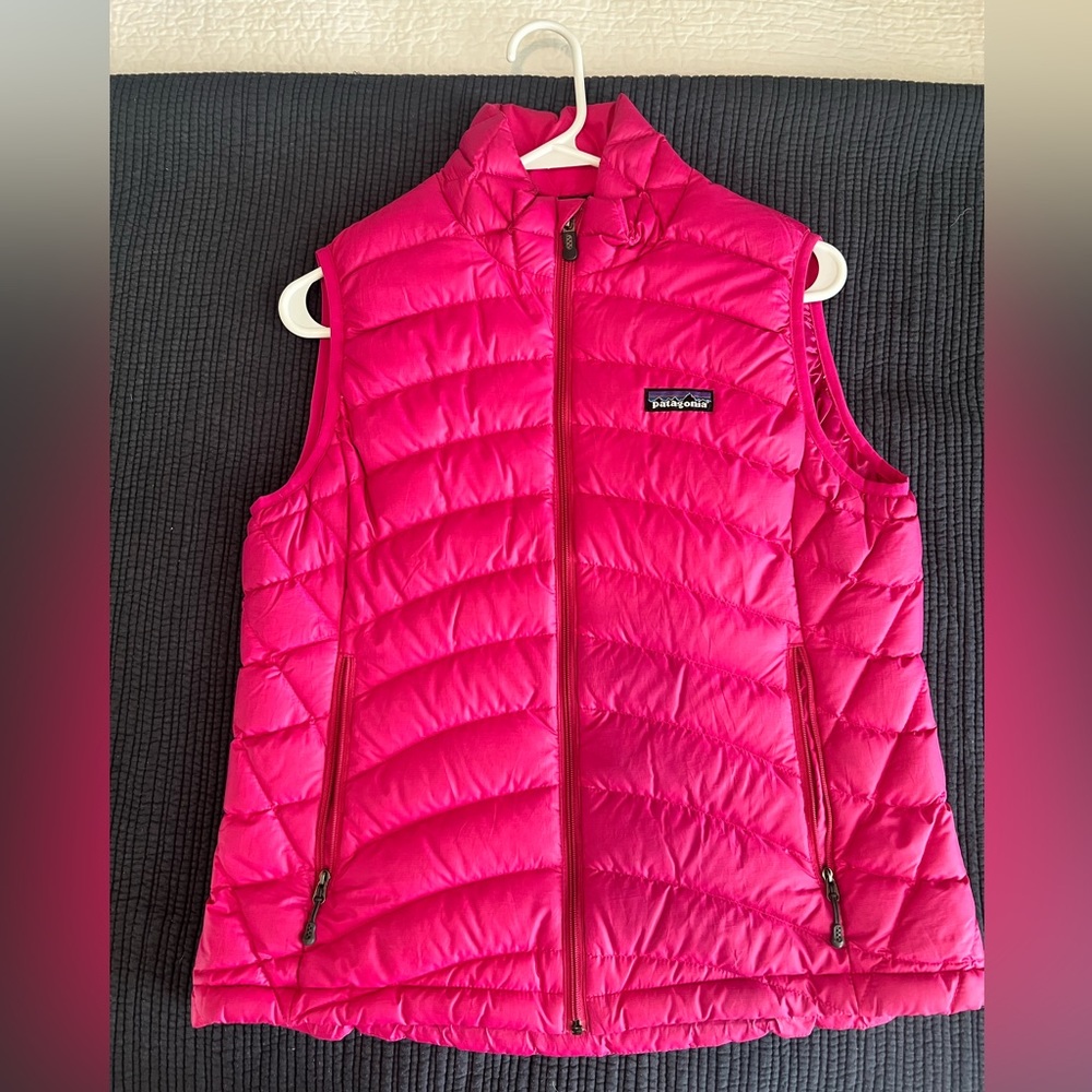 Hot Pink Patagonia Down Vest